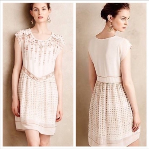 Anthropologie One September Calliope Embroidered Dress Sz XS - Picture 7 of 16